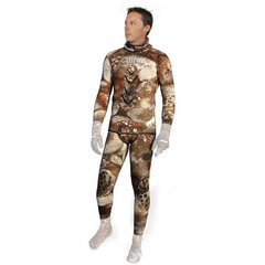 Мисливський гідрокостюм Omer Camu 3D Compressed (5мм) jacket+pants, Omer 3D Camu, 5, Для чоловіків, Мокрий, Для підводного полювання, Довгий, 3