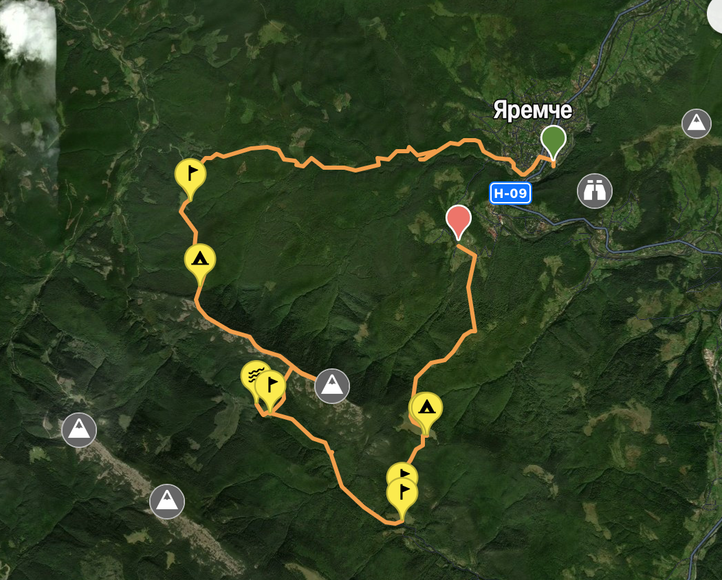 мальовничий маршрут через водоспад Дівочі Сльози, гори Женець та Явірник-Ґорґан 